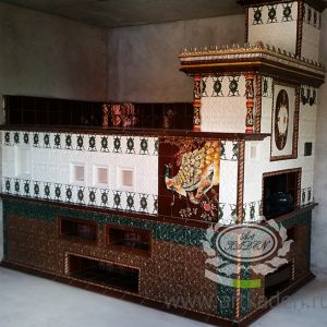 Пристенная печь «Порос»