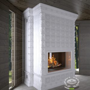 Пристенный камин «Полис»