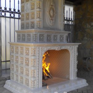 Пристенный камин «Агиос»