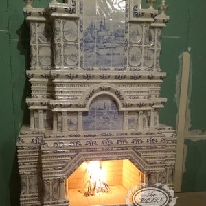 Пристенный камин «Пума»