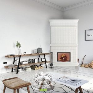 Угловой камин «Колизей»