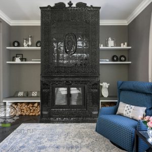 Пристенный камин «Сириус»