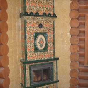 Угловая печь «Световид»