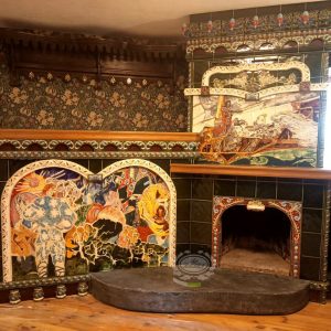 Камин "Врубель