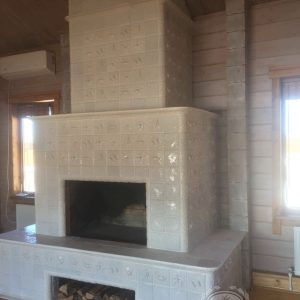 Пристенный камин "Углич