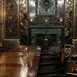 Пристенный камин «Старс»