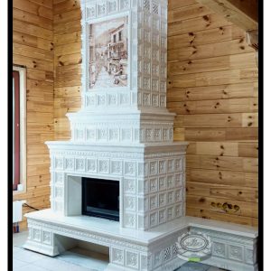 Пристенный камин "Владимир