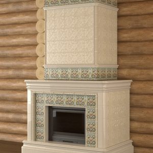 Пристенный камин "Дара