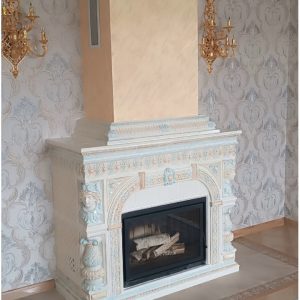 Пристенный камин «Альфа»