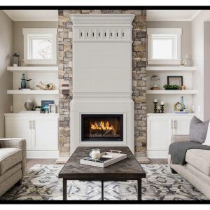 Пристенный камин "Каннус